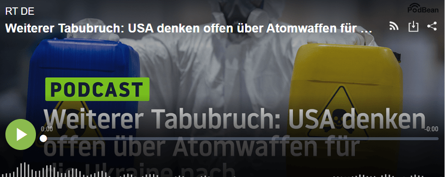 Russisches Außenministerium nennt Bedingung für Abzug von Atomwaffen aus Weißrussland